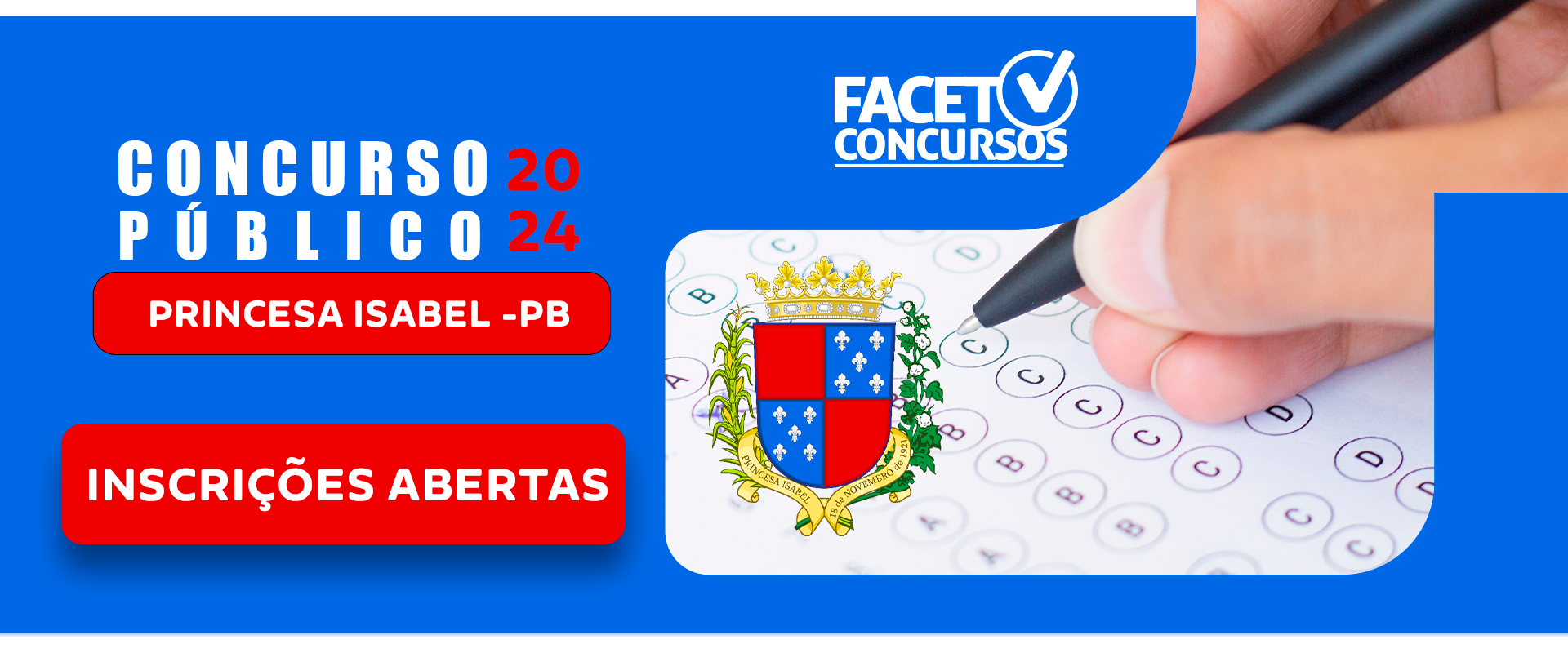 Concurso Público Prefeitura Municipal de Princesa Isabel – PB