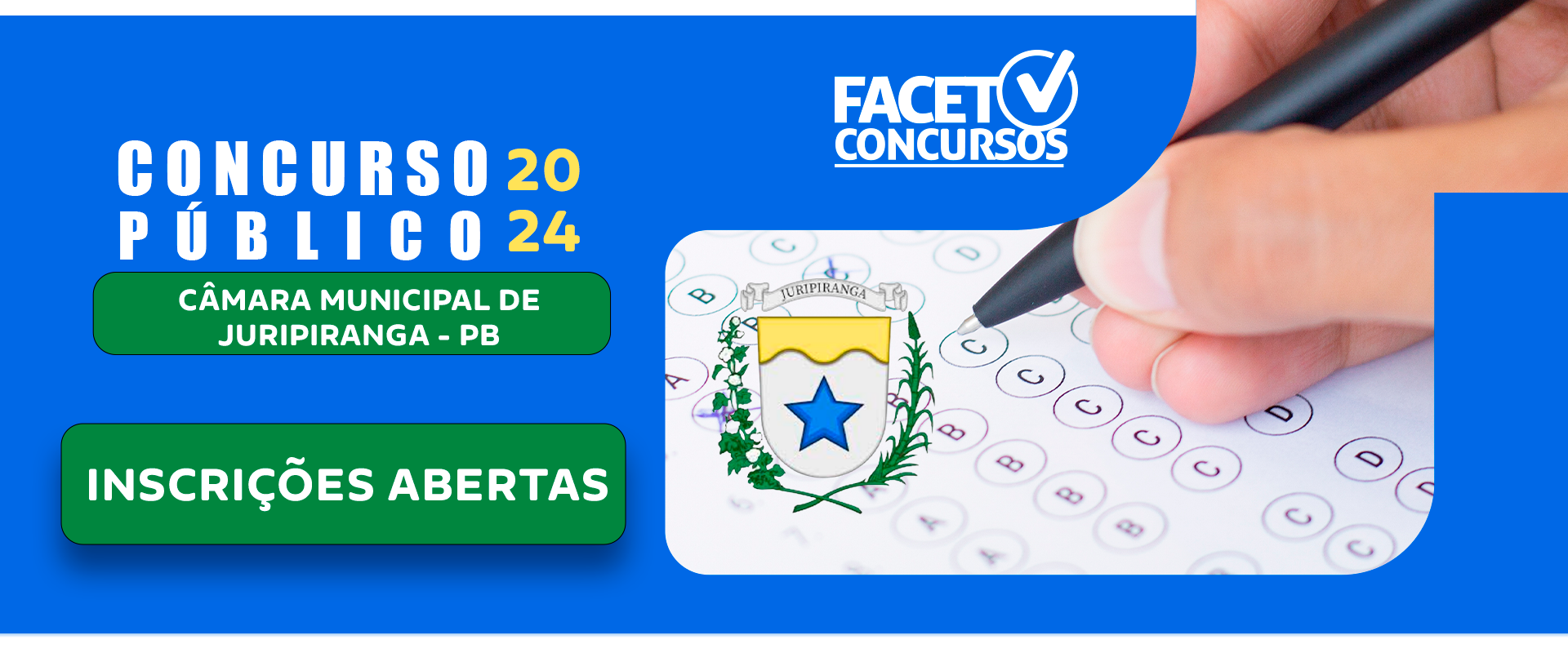 Concurso Público Câmara Municipal de Juripiranga – PB