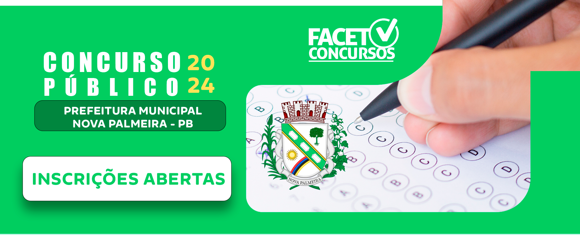 Concurso Público Câmara Municipal de Nova Palmeira – PB