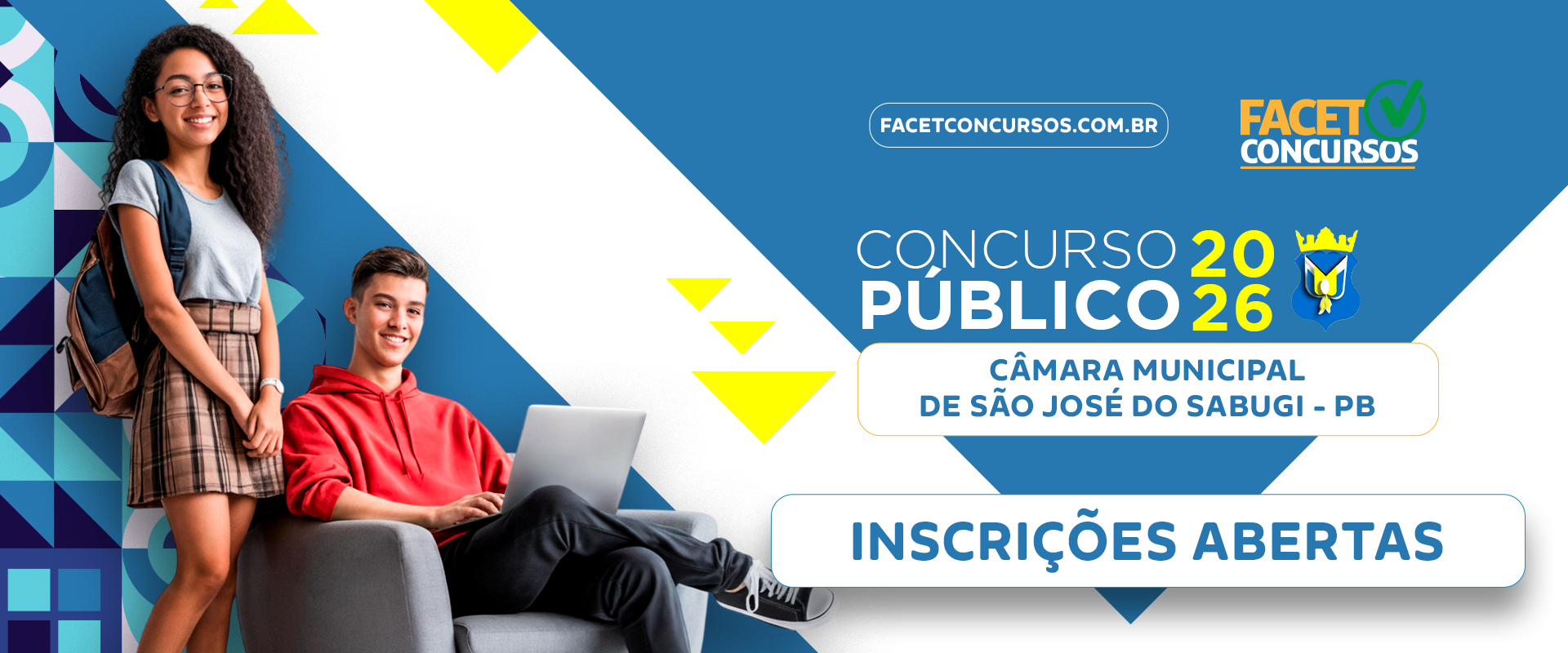 Concurso Público – 01/2026 – CÂMARA MUNICIPAL DE SÃO JOSÉ DO SABUGI – PB